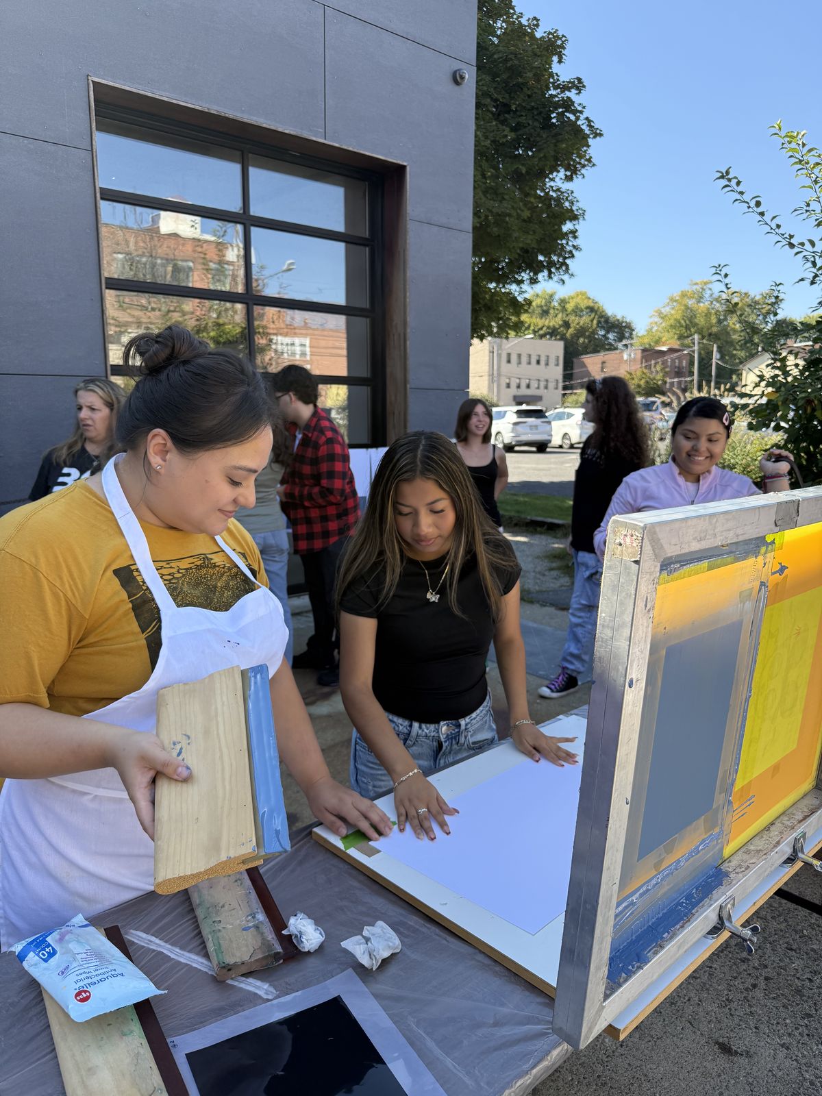 A hands-on printmaking workshop