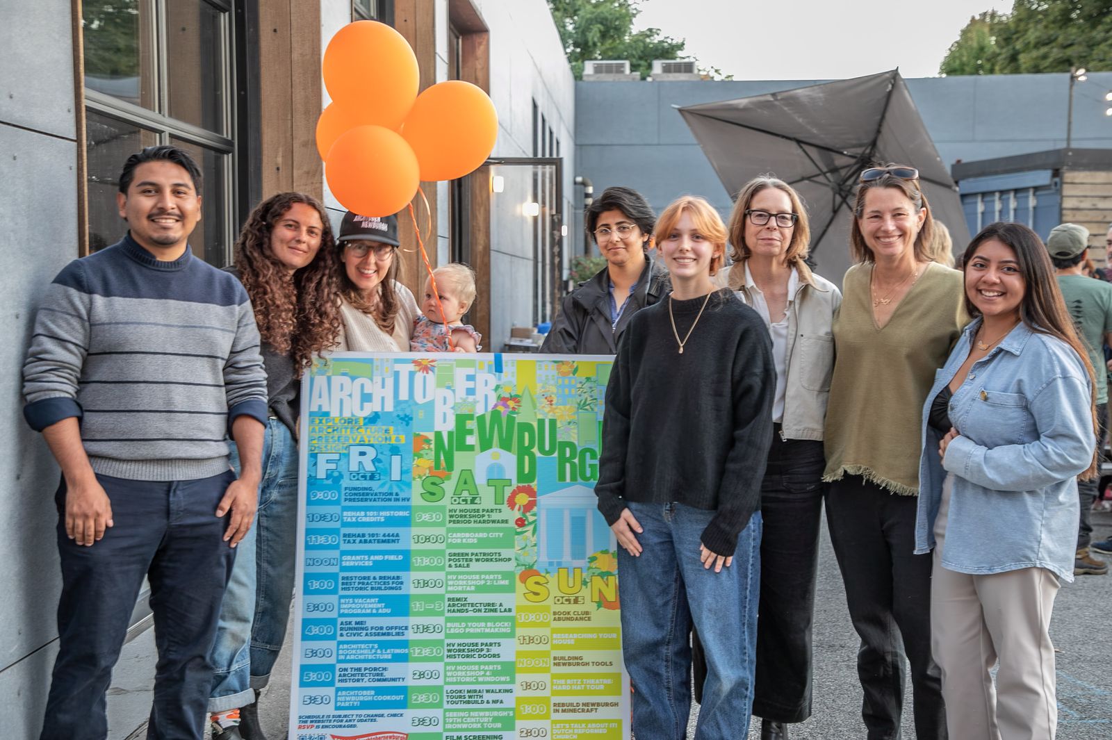 Archtober Newburgh volunteers